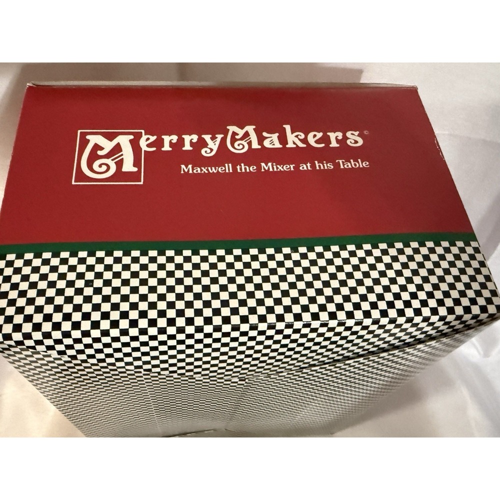Vintage‎ Dept 56 Maxwell the Mixer Porcelain Baking Set #9372-6 Complete Box - Picture 11 of 16